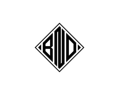 BNO logo tasarım vektör şablonu. BNO