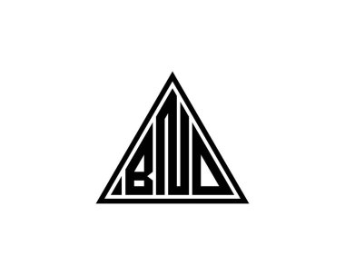 BNO logo tasarım vektör şablonu. BNO