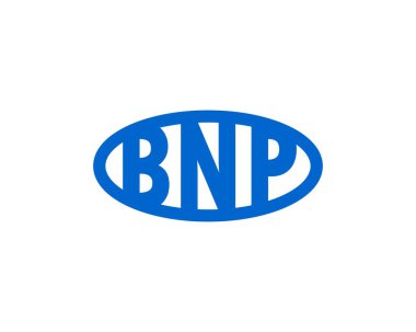 BNP logo tasarım vektör şablonu. BNP
