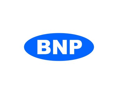 BNP logo tasarım vektör şablonu. BNP