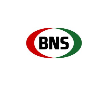 BNS logo tasarım vektör şablonu. BNS