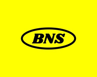 BNS logo tasarım vektör şablonu. BNS
