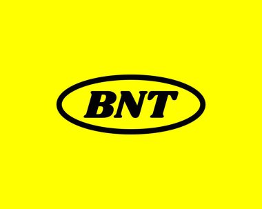 BNT logo tasarım vektör şablonu. BNT