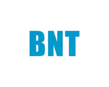 BNT logo tasarım vektör şablonu. BNT