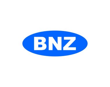BNZ logo tasarım vektör şablonu. BNZ