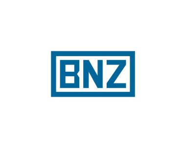 BNZ logo tasarım vektör şablonu. BNZ