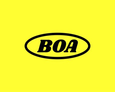 BOA logo tasarım vektör şablonu. BOA