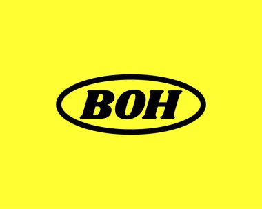 BOH logo tasarım vektör şablonu. BOH