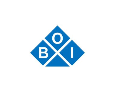 BOI logo tasarım vektör şablonu. Boi!