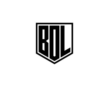 BOL logo tasarım vektör şablonu. BOL