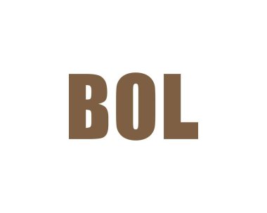 BOL logo tasarım vektör şablonu. BOL