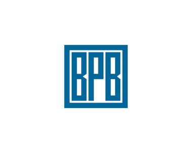 BPB Logo tasarım vektör şablonu. BPB