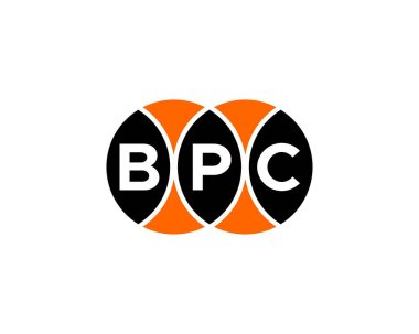 BPC Logo tasarım vektör şablonu. BPC