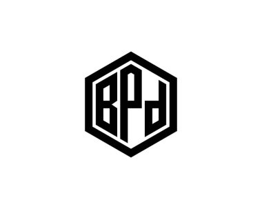 BPD logo tasarım vektör şablonu. BPD