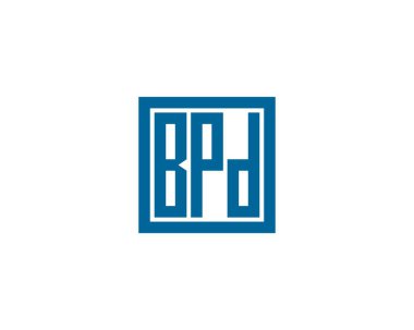 BPD logo tasarım vektör şablonu. BPD