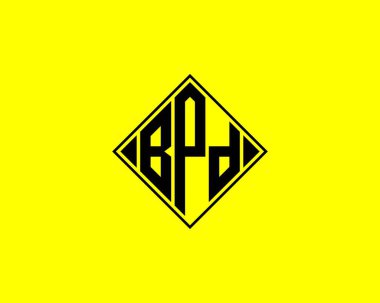 BPD logo tasarım vektör şablonu. BPD