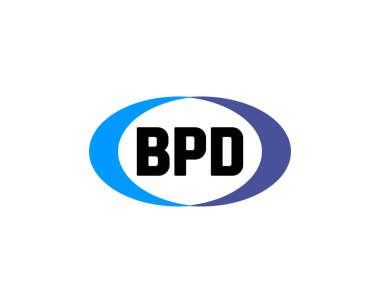 BPD logo tasarım vektör şablonu. BPD