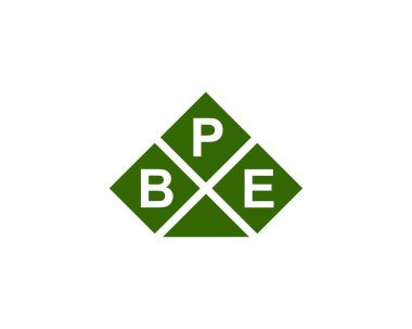 BPE logo tasarım vektör şablonu. BPE