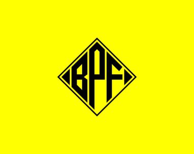 BPF logo tasarım vektör şablonu. BPF