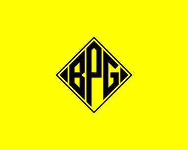 BPG logo tasarım vektör şablonu. BPG