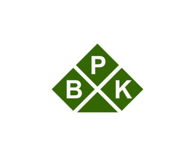 BPK logo tasarım vektör şablonu. BPK