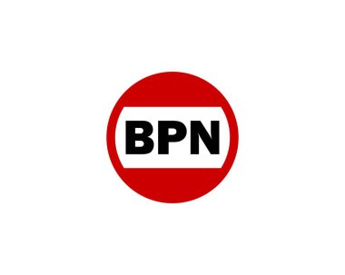 BPN logo tasarım vektör şablonu. BPN