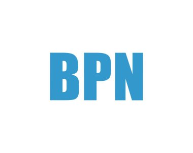 BPN logo tasarım vektör şablonu. BPN