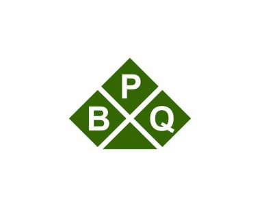 BPQ logo tasarım vektör şablonu. BPQ
