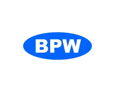 BPW logo tasarım vektör şablonu. BPW