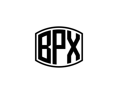 BPX logo tasarım vektör şablonu. BPX