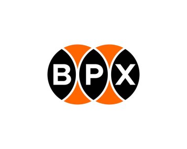 BPX logo tasarım vektör şablonu. BPX