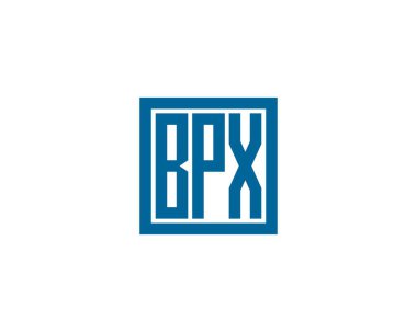 BPX logo tasarım vektör şablonu. BPX
