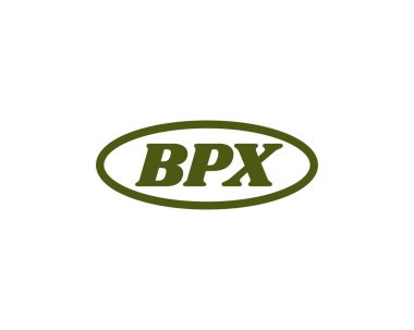 BPX logo tasarım vektör şablonu. BPX