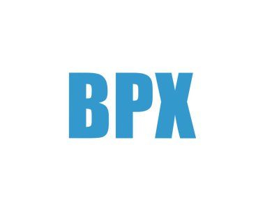 BPX logo tasarım vektör şablonu. BPX