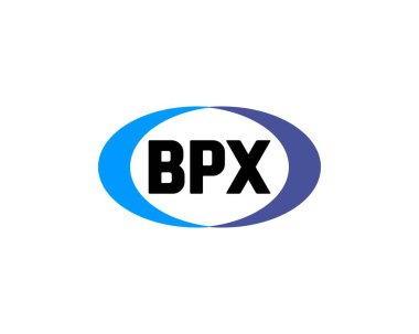 BPX logo tasarım vektör şablonu. BPX