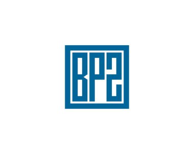 BPZ logo tasarım vektör şablonu. BPZ