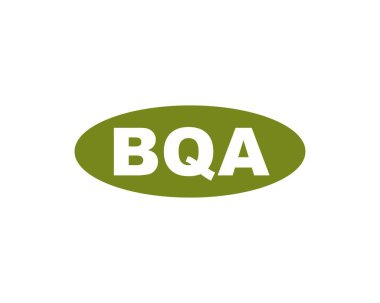 BQA logo tasarım vektör şablonu. BQA