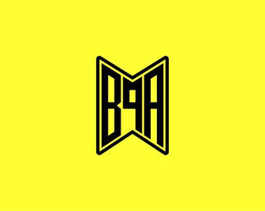 BQA logo tasarım vektör şablonu. BQA