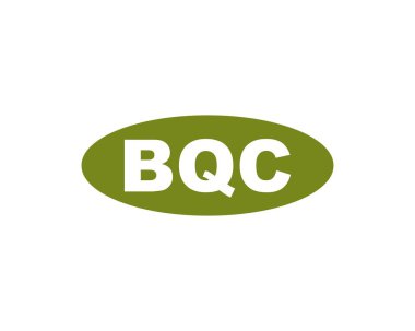 BQC Logo tasarım vektör şablonu. BQC