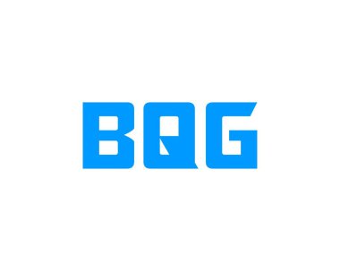 BQG logo tasarım vektör şablonu. BQG