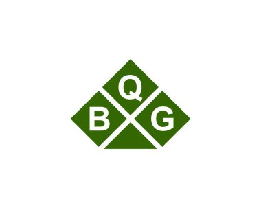 BQG logo tasarım vektör şablonu. BQG