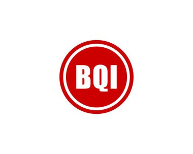 BQI logo tasarım vektör şablonu. BQI