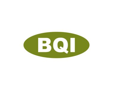 BQI logo tasarım vektör şablonu. BQI