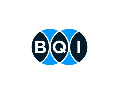 BQI logo tasarım vektör şablonu. BQI