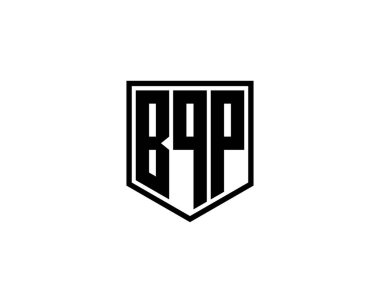 BQP logo tasarım vektör şablonu. BQP