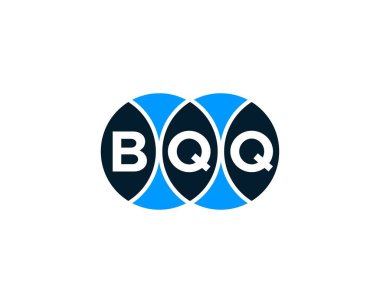 BQQ logo tasarım vektör şablonu. BQQ