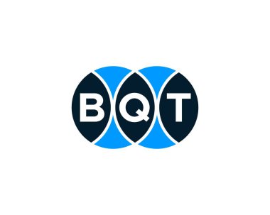 BQT logo tasarım vektör şablonu. BQT