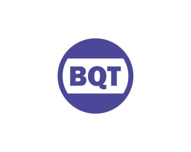 BQT logo tasarım vektör şablonu. BQT