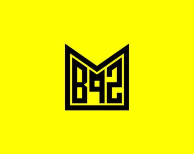 BQZ logo tasarım vektör şablonu. BQZ