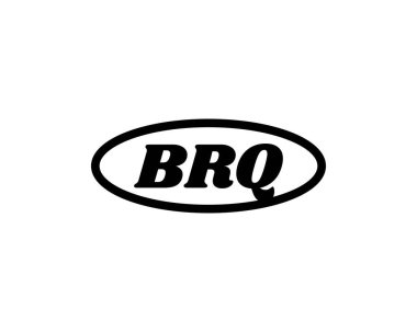 BRQ logo tasarım vektör şablonu. BRQ